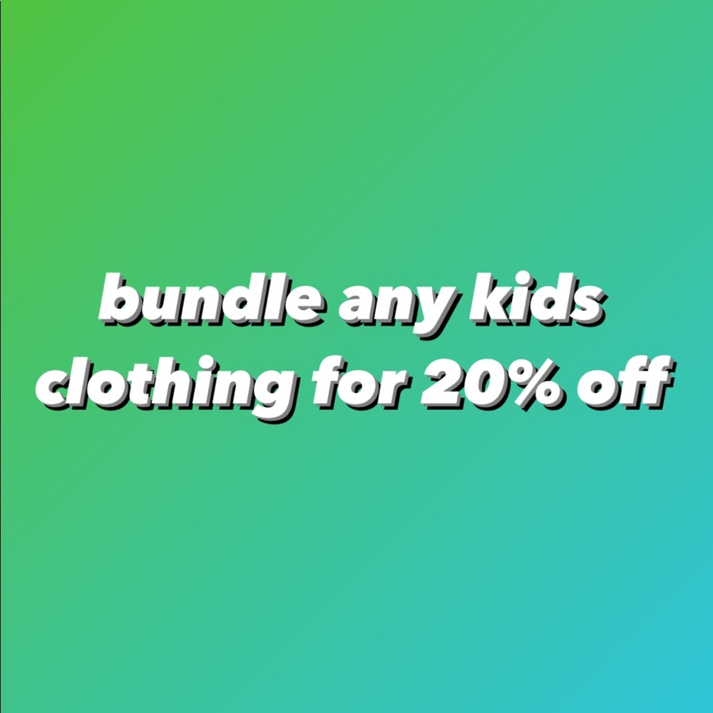 Bundle kids clothing!